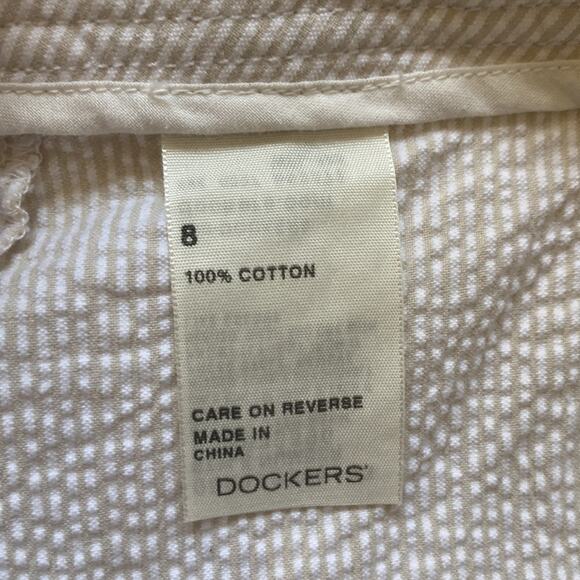 Dockers Cotton Seersucker Skort, Size 8 - Picture 8 of 9